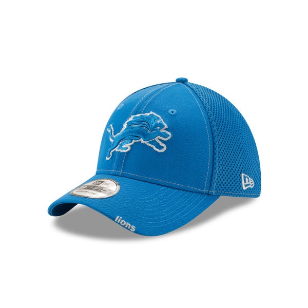 Detroit Lions Men's New Era Neo 39THIRTY Flex Hat - Blue - Detroit