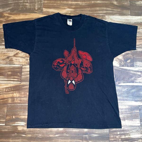 Vintage Marvel Spiderman 90s T-Shirt Men's Size L/XL Fruit Of The