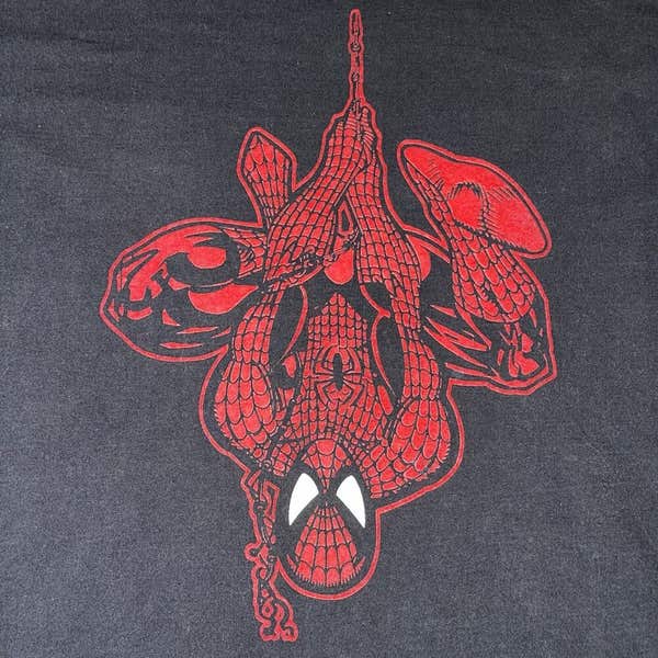 Vintage Marvel Spiderman 90s T-Shirt Men's Size L/XL Fruit Of The
