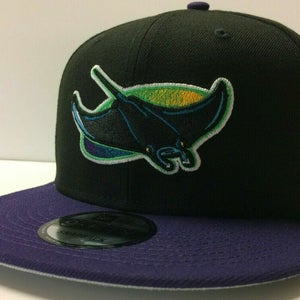 Tampa Bay Devil Rays New Era 9FIFTY Cooperstown Snapback Hat Cap 2Tone 950 Retro