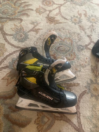 Used Bauer  Size 10 Supreme 3S pro Hockey Goalie Skates