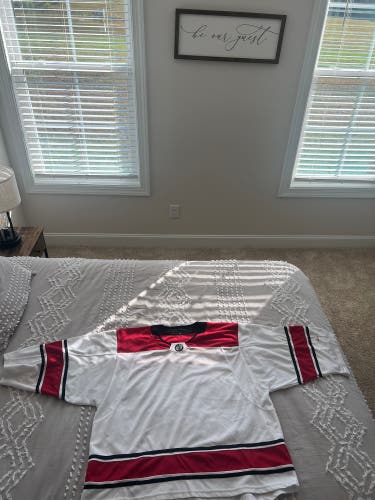 Monkey Sports White Used Men's  Jersey