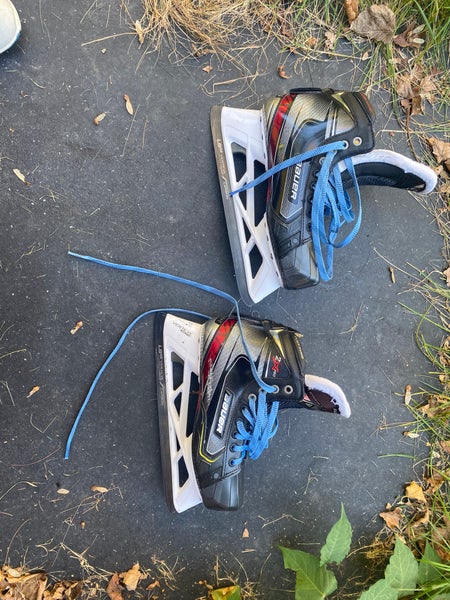 Senior Used Bauer Vapor 2X Pro Hockey Goalie Skates Regular Width Size 8.0