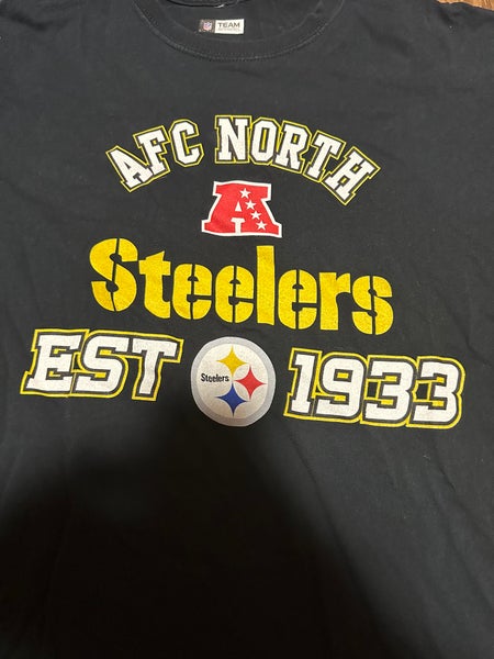 Pittsburgh Steelers Men's Nike 2020 AFC North Champions Short Sleeve T-Shirt