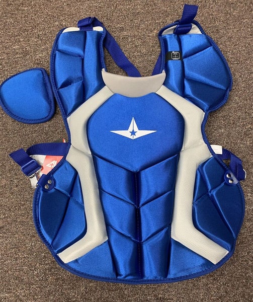 All Star Intermediate System7 Axis Catcher's Set Royal/Grey