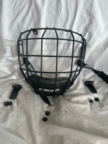 New Small Black Bauer Profile II Cage w/hardware