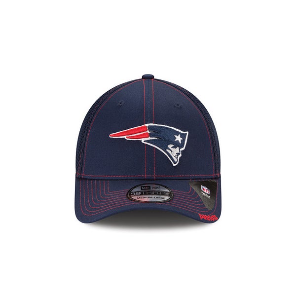 Men's New Era Black New England Patriots Team Neo 39THIRTY Flex Hat