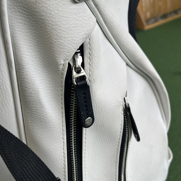 Vessel VLS Lux Golf Stand Bag Pebbled White Very Good