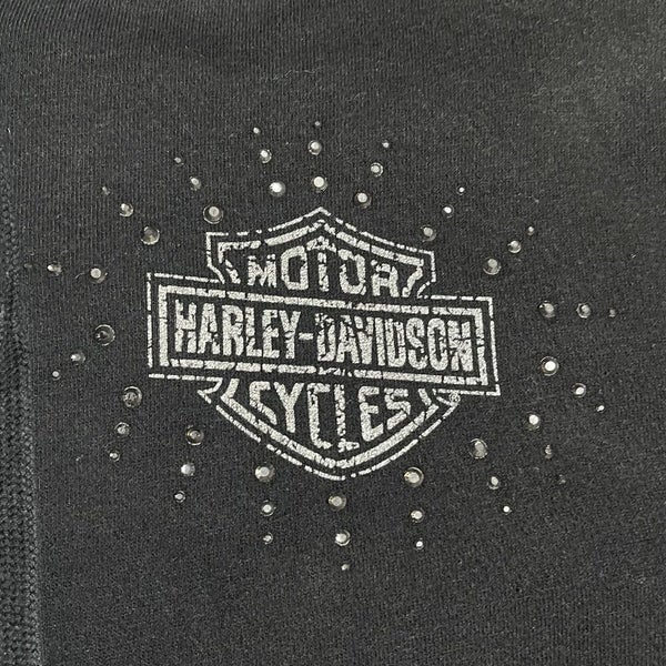 Harley Davidson 2009 Graphic Double Sided Hoodie Sweatshirt Mens