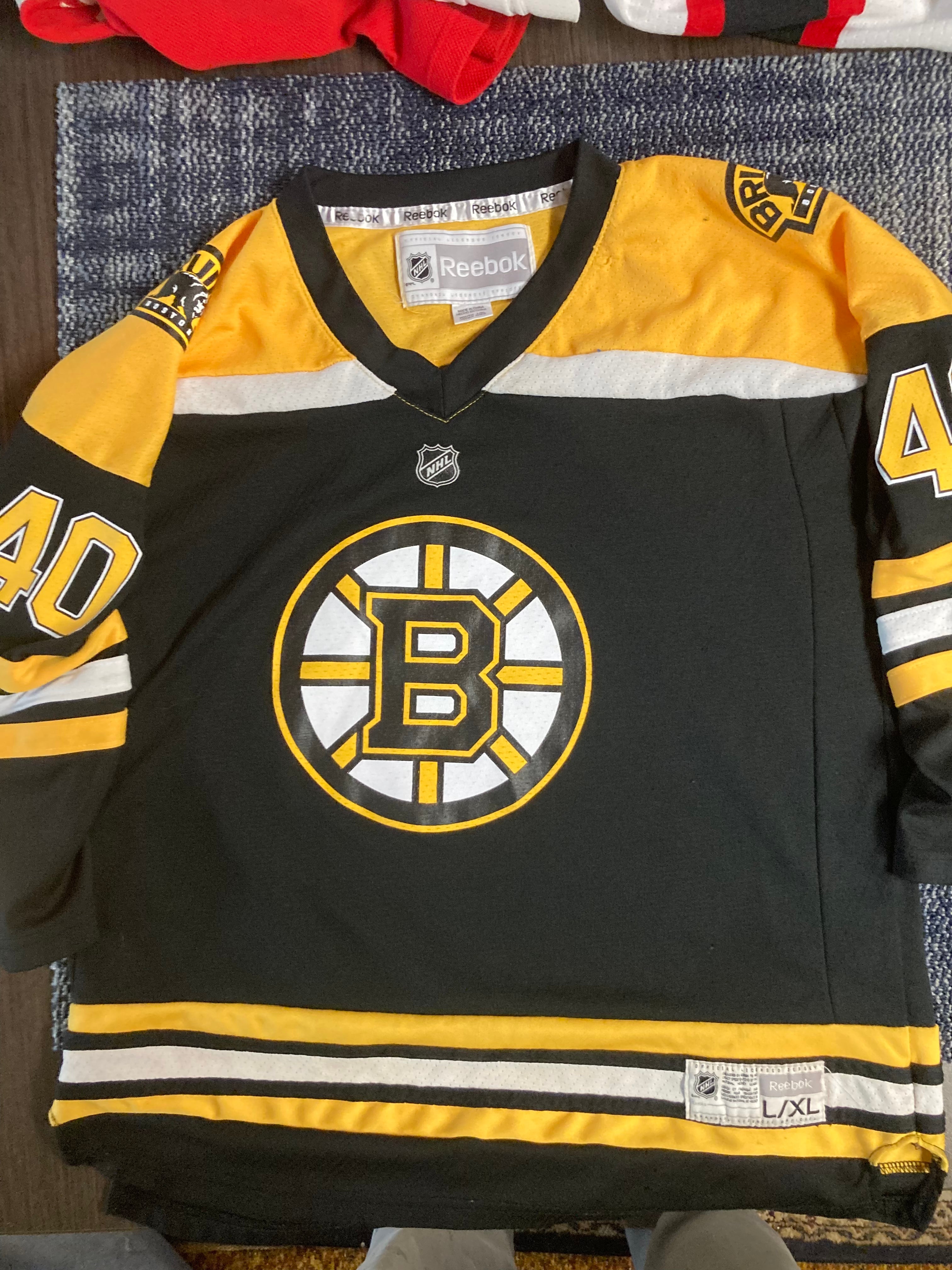 Reebok NHL Boston Bruins Hockey Jersey