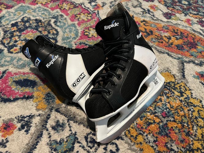 Used CCM Size 2 Rapide Hockey Skates