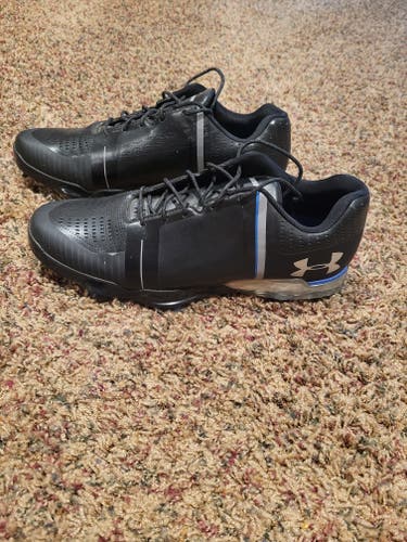 Used Men's Size 9.5 (Women's 10.5) Under Armour Golf Shoes