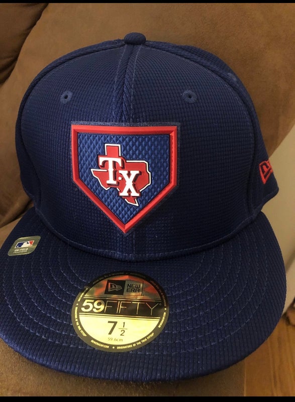 New Era Texas Rangers Colorpack 59Fifty Mens Fitted Hat Blue White 60321820  – Shoe Palace
