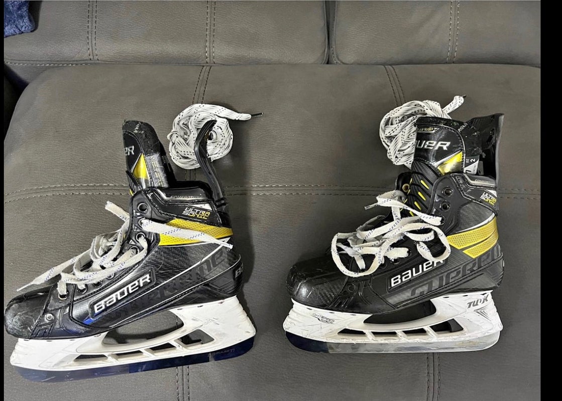 Used Bauer Supreme UltraSonic Size 7 Fit 2 Hockey Skates