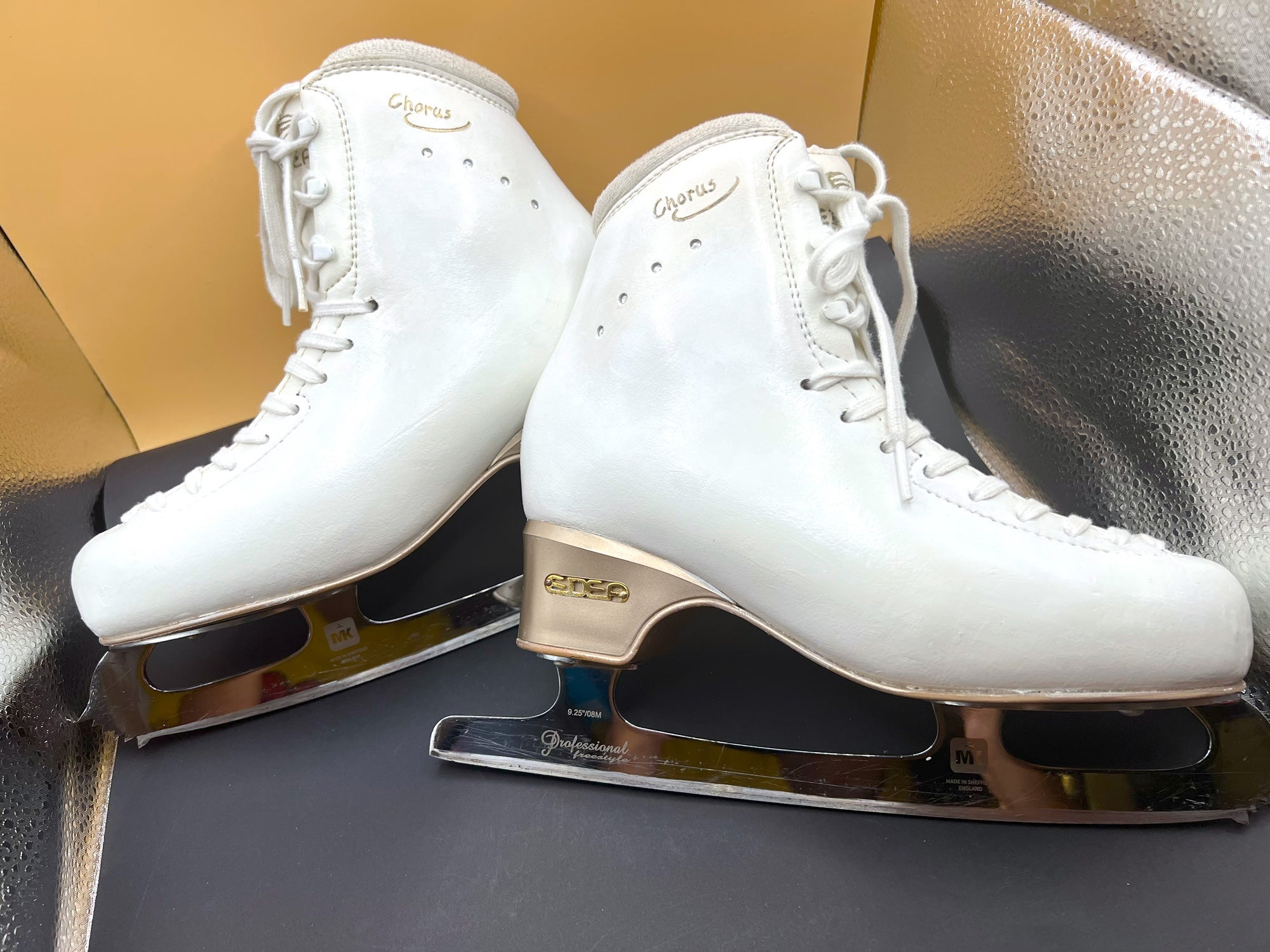 フィギュアスケート靴男の子用エデアのコーラスEder24.5cm エジがパターン スケート靴エデア コーラス 235