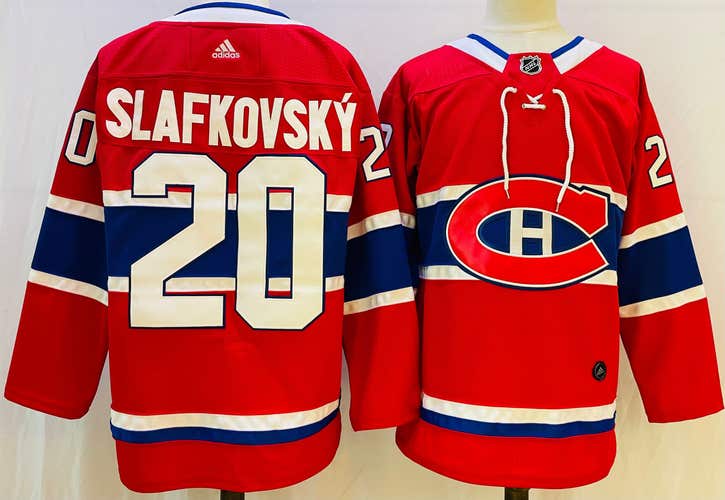 Juraj Slafkovský Montreal Canadiens Hockey Jersey Size 60(3XL) Red