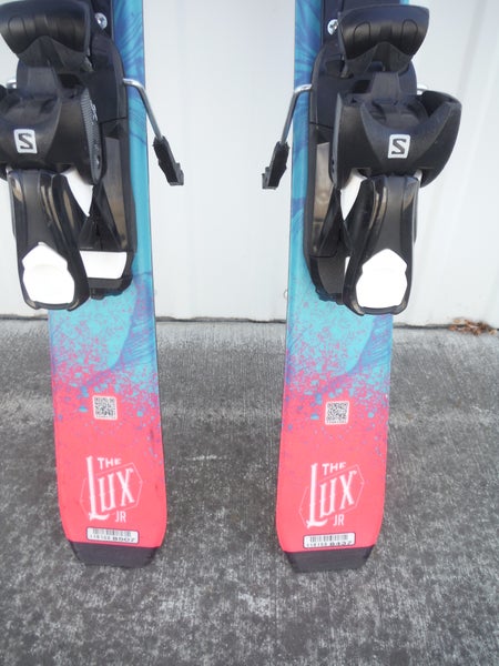 JR. SKIS SALOMON ENOURO 120cm with SALOMON C7 BINDINGS *USED