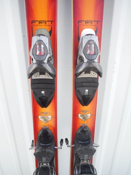 Rossignol Bandit Freeride B3 Skis Orange & White 168cm with