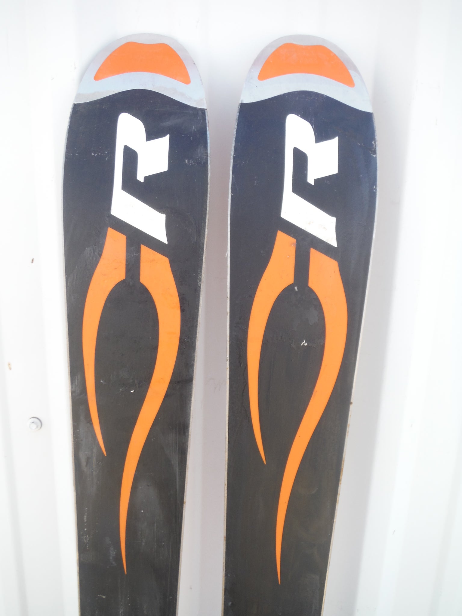 Rossignol Bandit Freeride B3 Skis Orange & White 168cm with