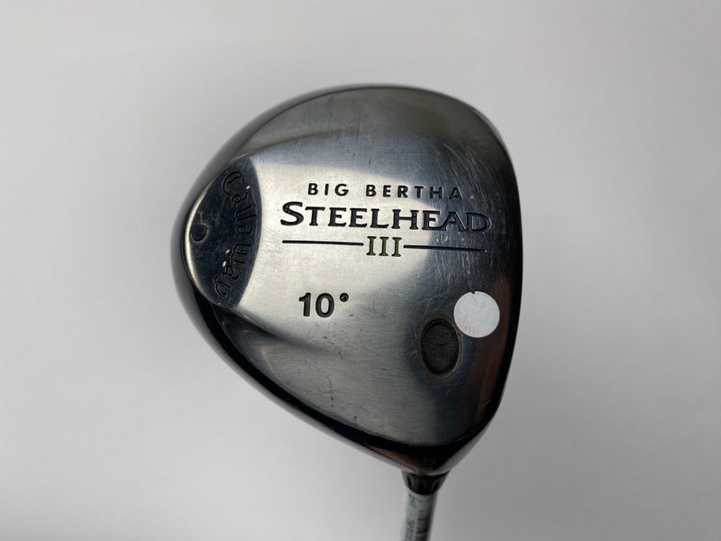 Callaway Steelhead III Driver 10* Uniflex Steel Mens RH
