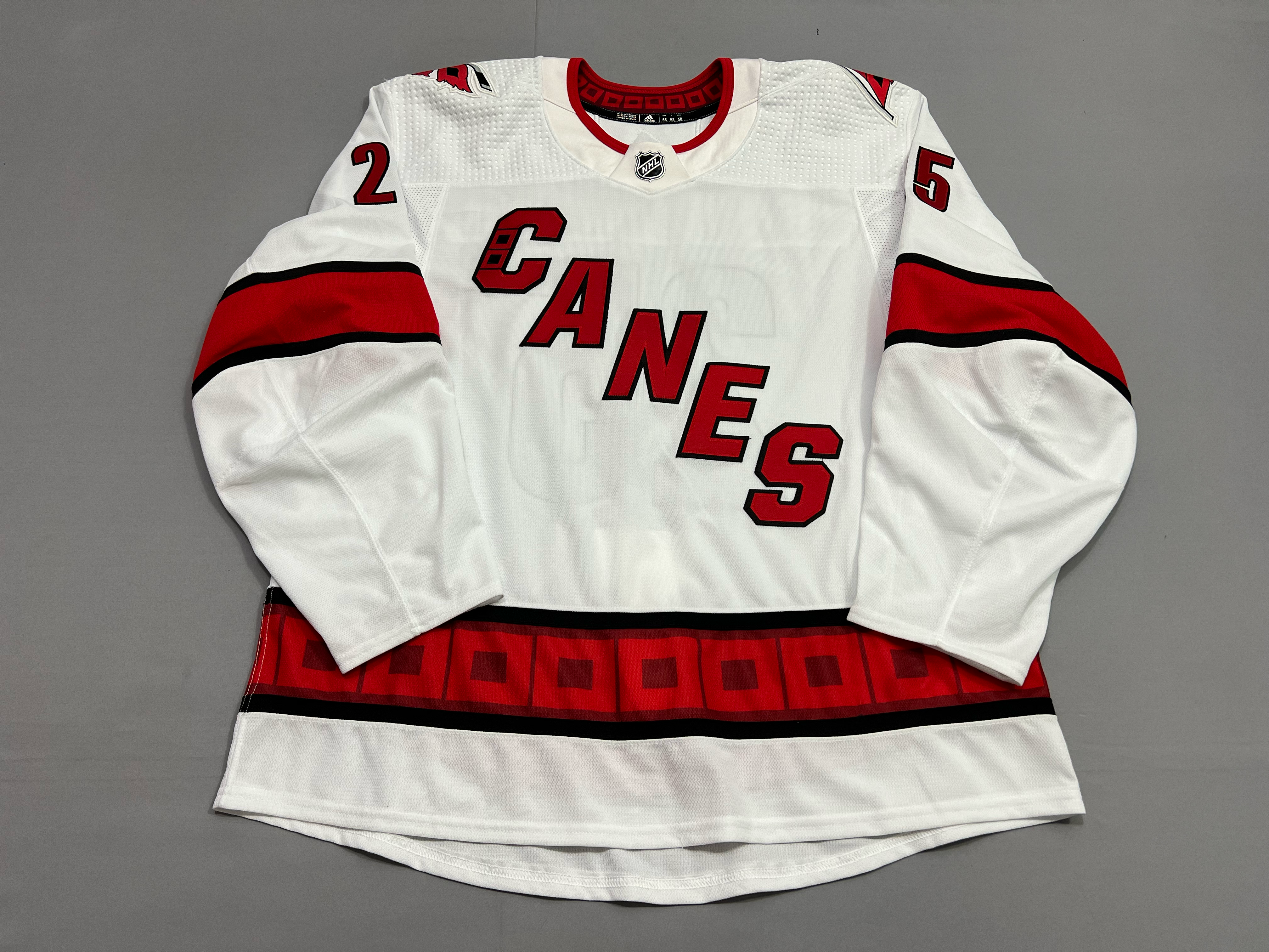 Carolina Hurricanes NHL Adidas MiC Team Issued Reverse Retro