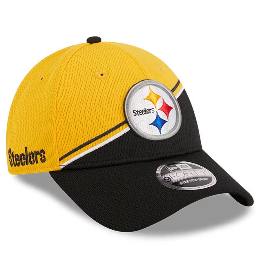 PITTSBURGH STEELERS Men's New Era 9FORTY 2023 Stretch Snap