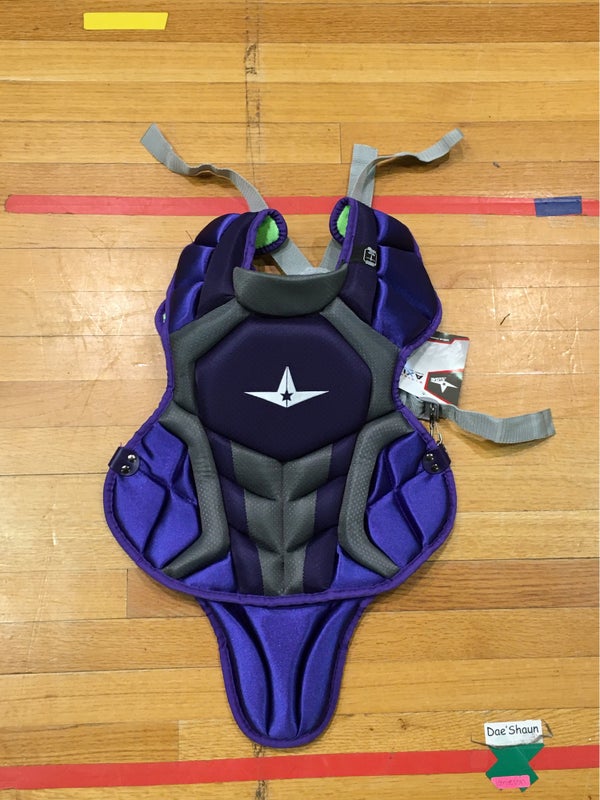 All-Star Youth System7 Axis Elite Travel Team Catcher's Set (Graphite/Purple)