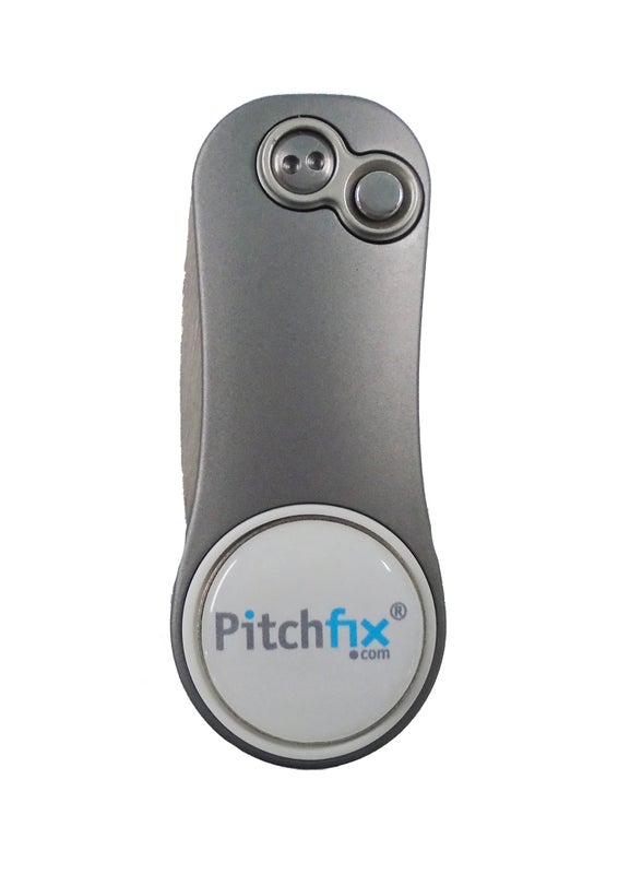 NEW Pitchfix Hybrid 2.0 Silver/Blue Divot Tool/Ballmarker/Pencil Sharpener