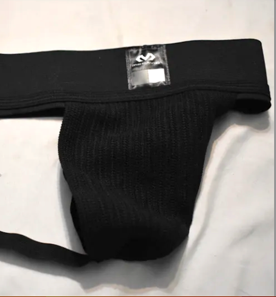 McDavid Wide Band Mesh Jock Strap, Two Pack, Black, Adult Large