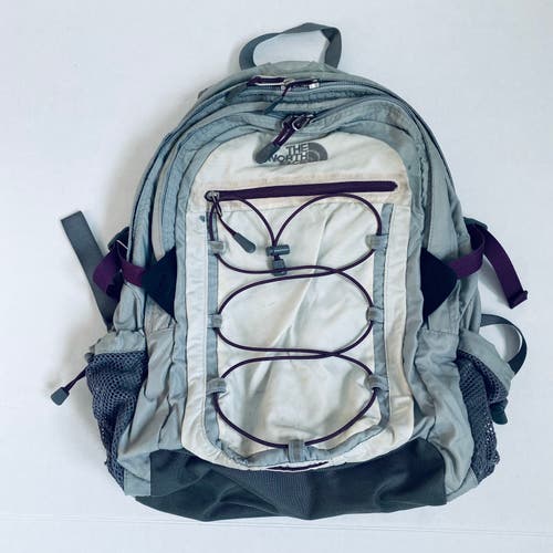 The North Face Classic BOREALIS Unisex Backpack - Silver Gray and Burgundy