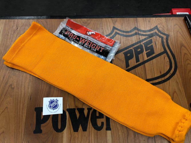 Pear Sox Hockey Socks-Yellow Adult