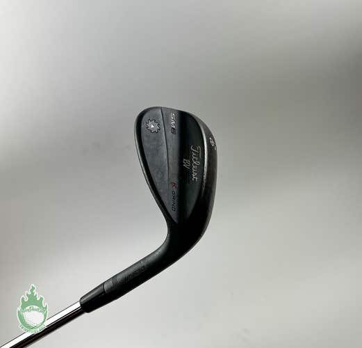 Used RH Titleist Vokey SM6 K Grind Steel Black Wedge 58*-12 Wedge Steel Golf