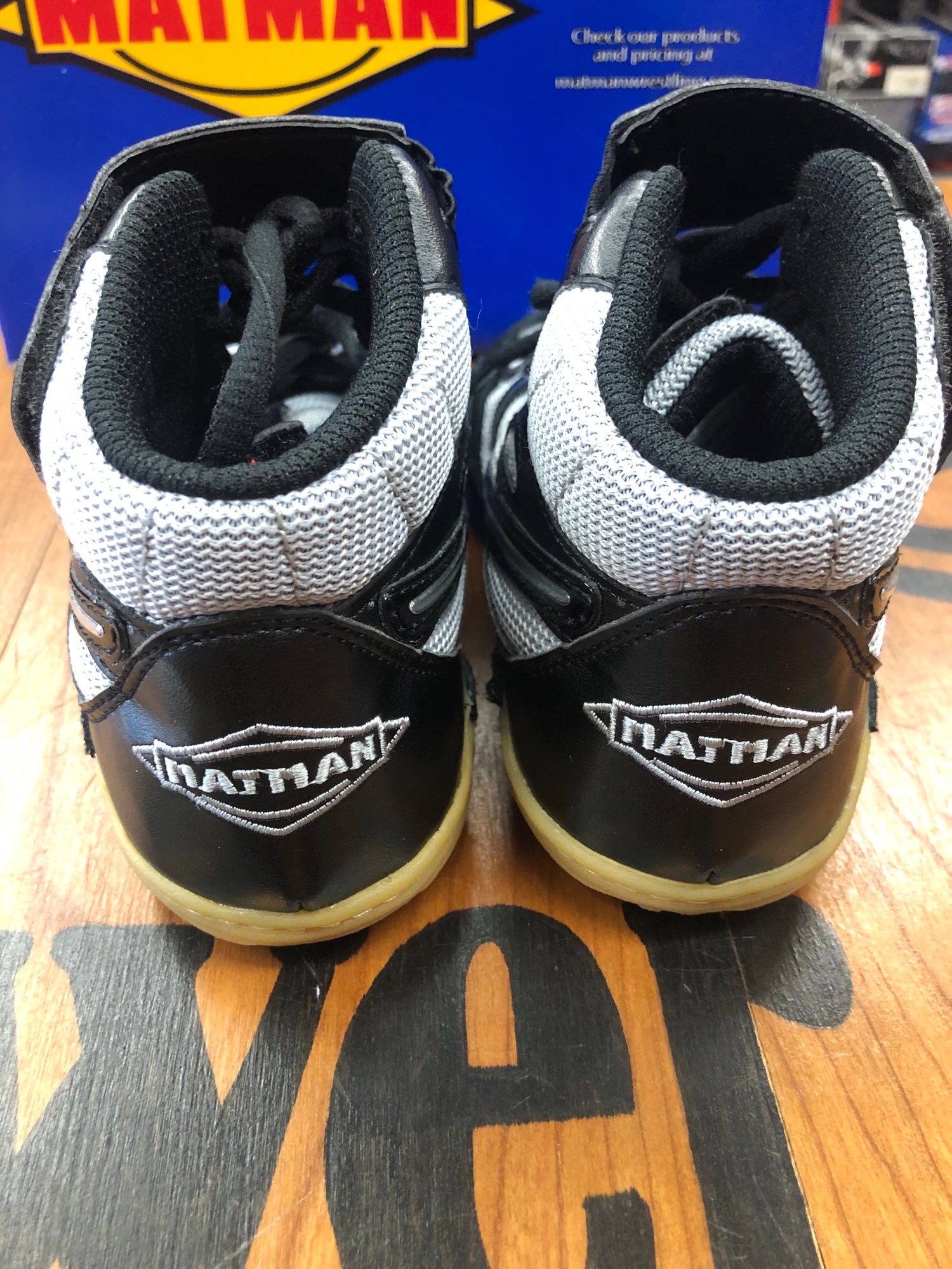 Matman Wrestling Shoes Yth 13 Black/Grey | SidelineSwap | Buy and Sell on  SidelineSwap