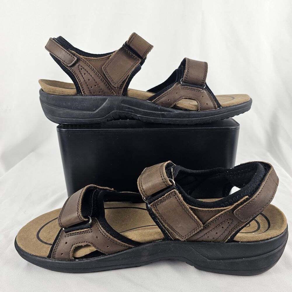 Orthofeet Mens Cambria Sandals Diabetic 9.5 D Brown Comfort Shoes Walking |  SidelineSwap | Buy and Sell on SidelineSwap