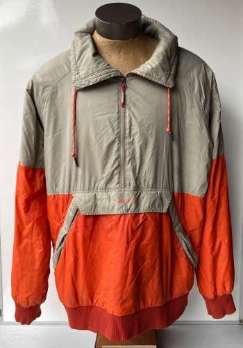 Marmot Men's Tan&Orange Soft Shell Pullover Puffer Jacket Coat Windbreaker ~ XXL