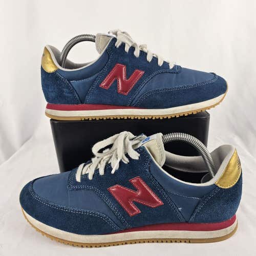 New Balance Comp 100 Navy Blue Red Gold Athletic Walking Comfort Shoes Mens 8.5