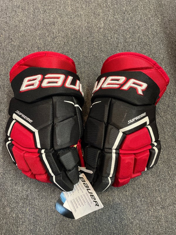 CCM Jetspeed Pro Stock Hockey Gloves 14 SKINNER Used Rangers (2) - DK's  Hockey Shop