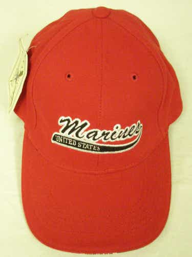 United States Marines Cap (Red, One Size) Oarsman 913 Hat NEW