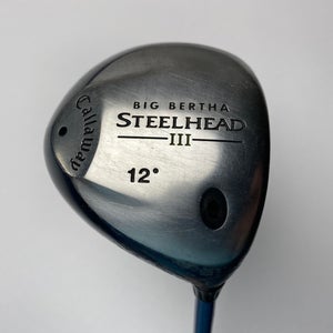 Callaway Steelhead III Driver 12* Ladies Graphite Womens RH
