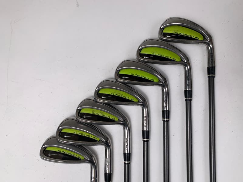 Nike Slingshot 4D Iron Set 4-PW Senior Graphite Mens RH