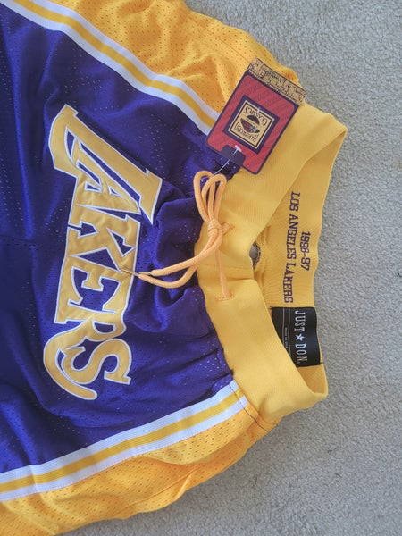 Purple New Large Men's Lakers Shorts (Sizes Available)
