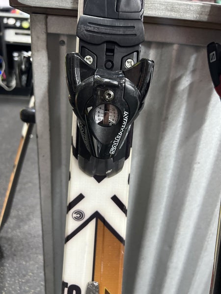Used Salomon X-wing 8 Cm Men's Downhill Ski Combo | SidelineSwap