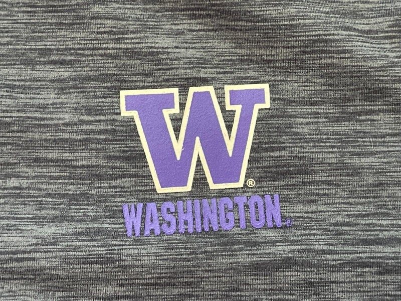 UW Washington Huskies Baseball button up Jersey Size XL Colosseum