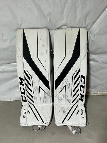 Used 34" CCM Axis 1.9 Goalie Leg Pads