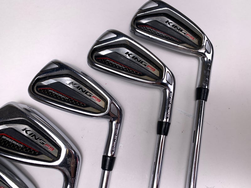 Cobra King F9 Speedback Irons / 5-SW+GW / Senior Flex Atmos Black 6 Shafts