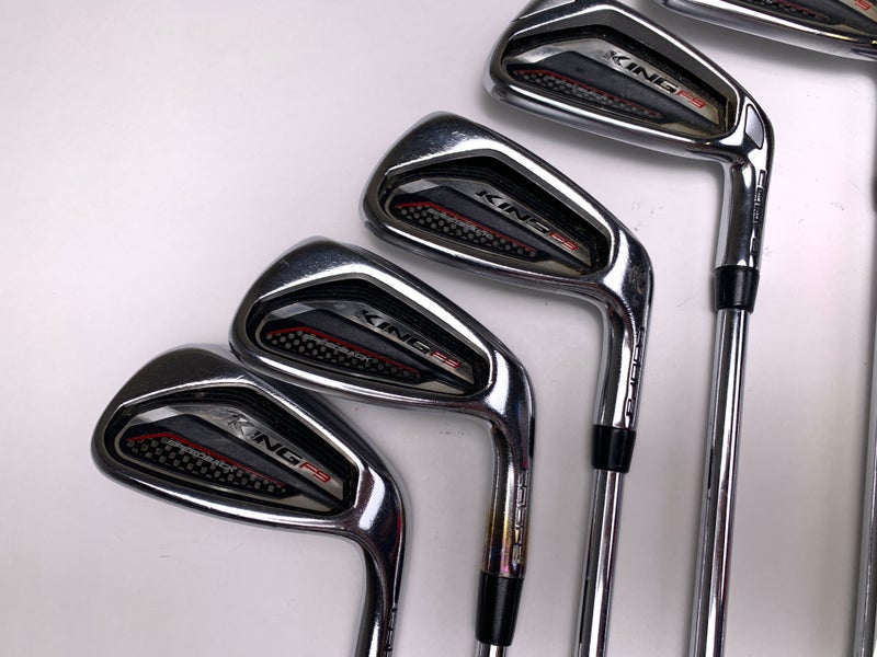 Cobra King F9 Speedback 5-PW Iron Set Right Stiff KBS Tour Steel