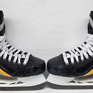 CCM JETSPEED FT6 PRO STOCK HOCKEY SKATES 10 TAPERED NEW YELLOW MIC(11197)