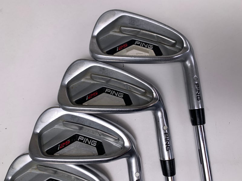 Ping i25 White Dot 3º Up 5-W Iron Set, RH, Ping TFC 189 Stiff