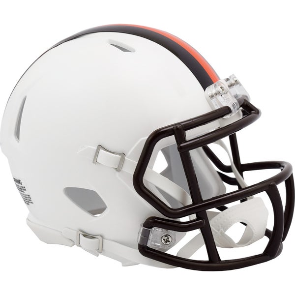 Cleveland Browns Alternate WHITE Riddell Speed Mini Helmet (PRE