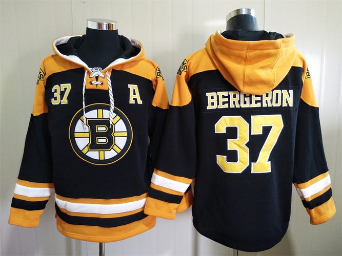 Patrice Bergeron Boston Bruins Hockey Hoodie New Men's 2xl Sweatshirt